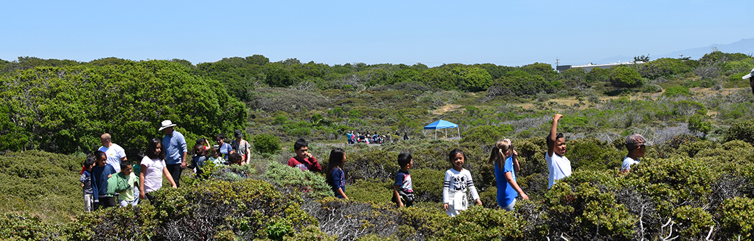 UCSC FONR facilitates hikes for students ages kindergarten through college.